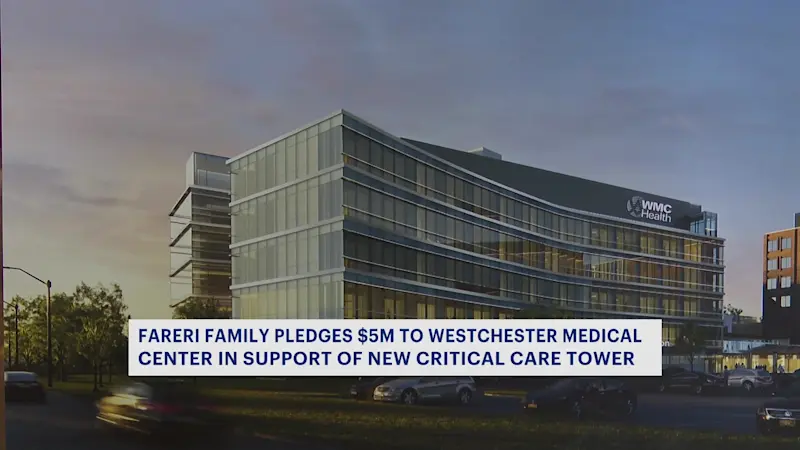 Story image: Fareri family donates $5M for Critical Care Pavilion at Westchester Medical Center