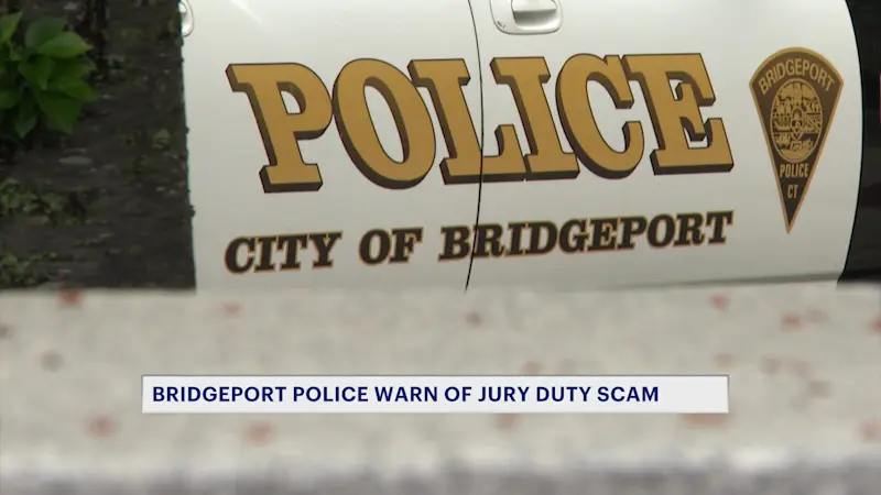Story image: Bridgeport police warn of jury duty scam where scammers identify themselves as officers