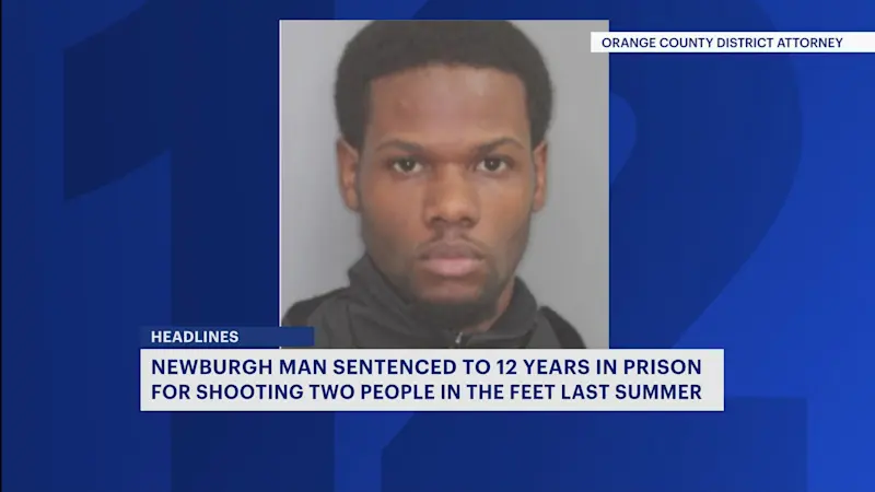 Story image: Newburgh man sentenced to 12 years for shooting two people after argument in Newburgh