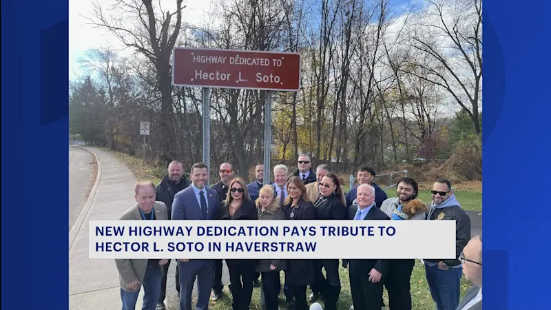 Story image: Local hero honored: Hector L. Soto Memorial Highway sign unveiled in Town of Haverstraw