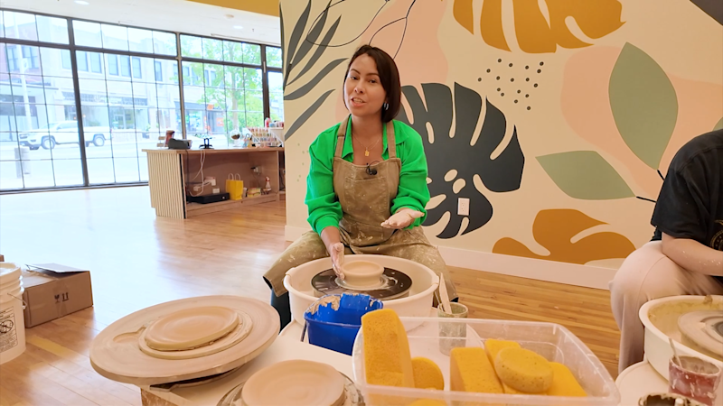 Story image: Hands-on fun at The Pottery Factory in Norwalk