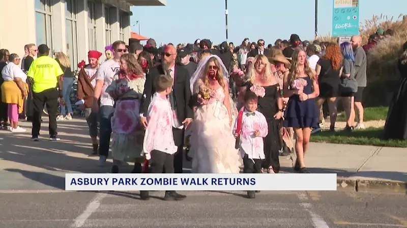 Story image: Zombie Walk will take over Asbury Park Boardwalk on Saturday