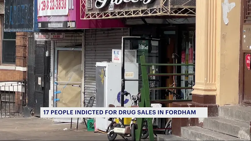 Story image: 17 people, including NYC Parks supervisor, charged for selling crack-cocaine on Fordham Road 