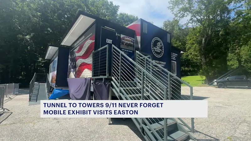 Story image: ‘This is personal.’ Hundreds turn out to see 9/11 mobile exhibit in Easton