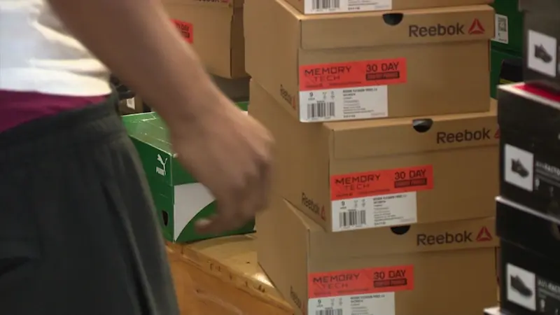 Story image: Kids in Yonkers get free sneakers just in time for the holidays