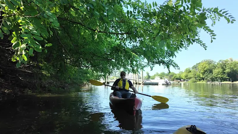 Story image: Kayaking on the Saugatuck River with Sea Kayak Connecticut