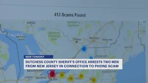 Dutchess County Sheriff: 2 men arrested in connection to phone scam