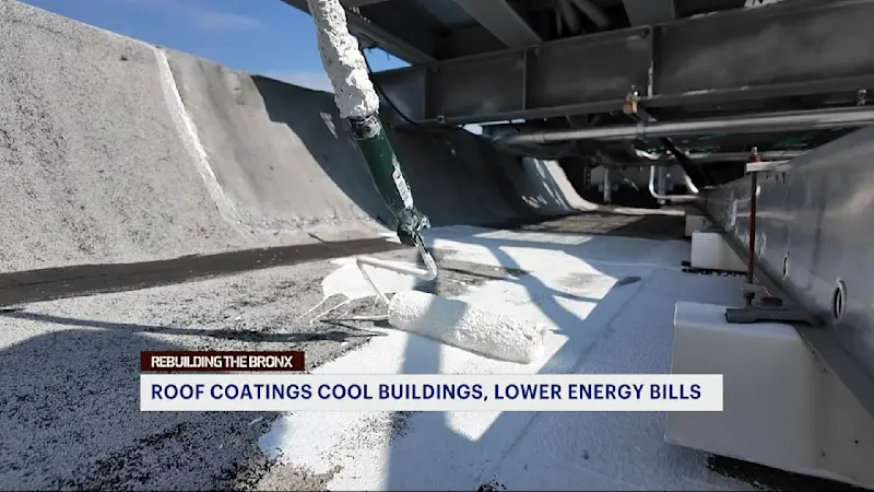Story image: Reflective roof coatings cool down the Bronx