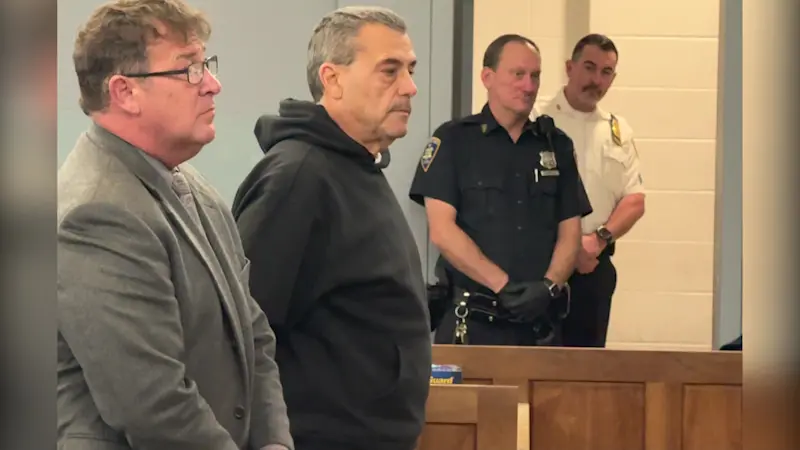 Story image: Lindenhurst man pleads not guilty to more than 50 felony weapon charges