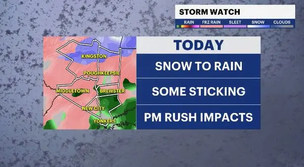 Story image: STORM WATCH: A wintry mess moves later today