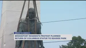 Bridgeport residents 'horrified' by decision to return Christopher Columbus Statue to Seaside Park