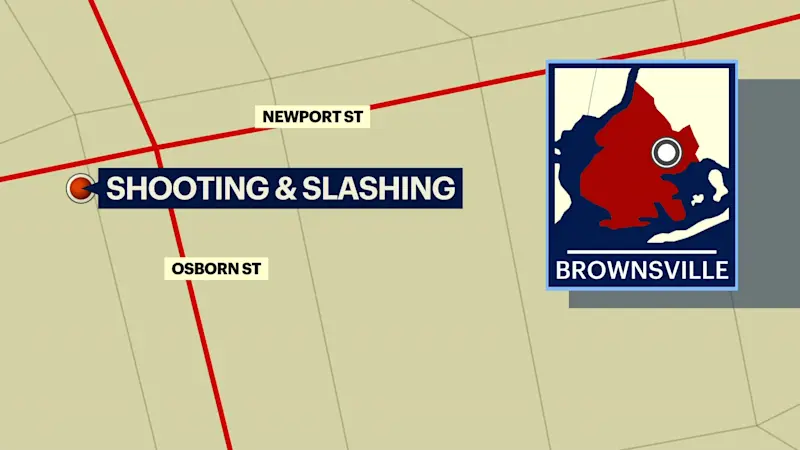 Story image: NYPD: Man shot, another slashed in Brownsville