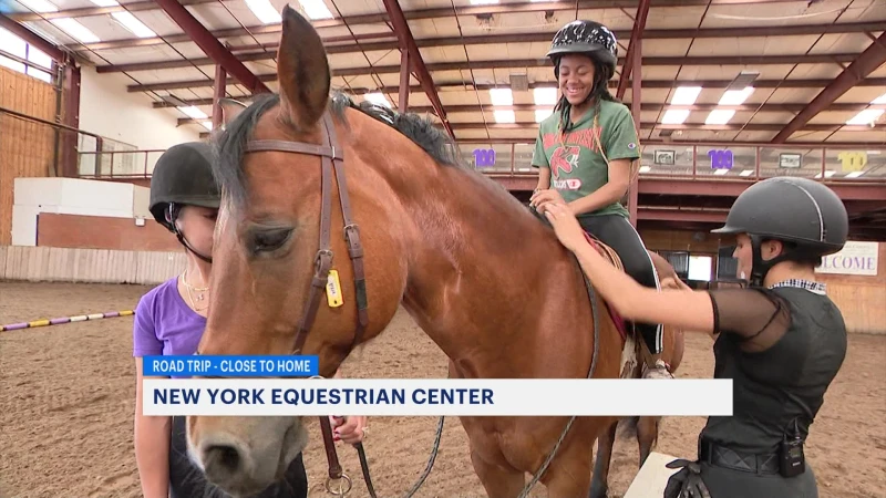 Story image: Saddle up and go horseback riding at the New York Equestrian Center