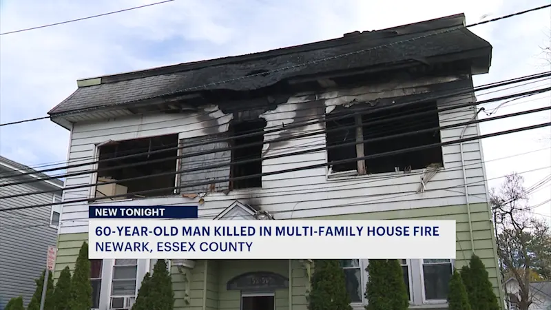 Story image: Prosecutor: Man dies from injuries following Newark fire