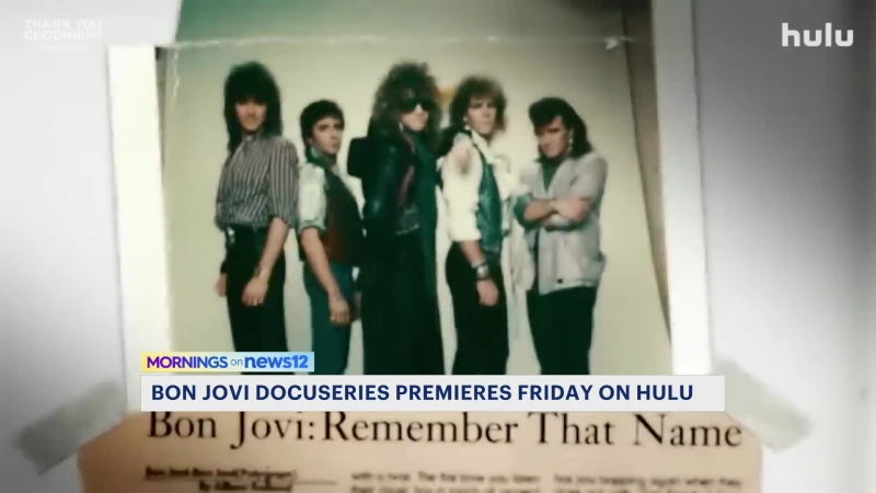 Story image: Bon Jovi docuseries premieres Friday on Hulu