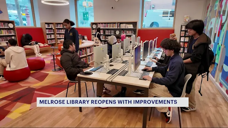 Story image: Melrose Public Library reopens with major improvements