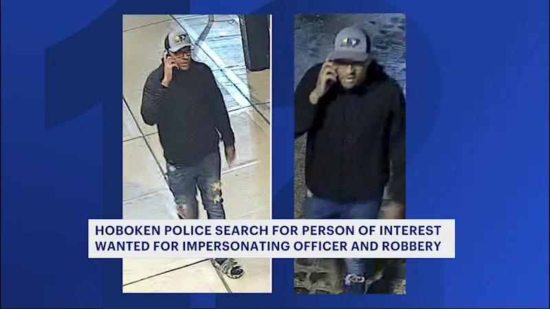 Story image: Hoboken police search for man wanted for robbery, impersonating officer