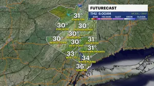 Sunny for the rest of the workweek ahead before possible wet weekend in Hudson Valley