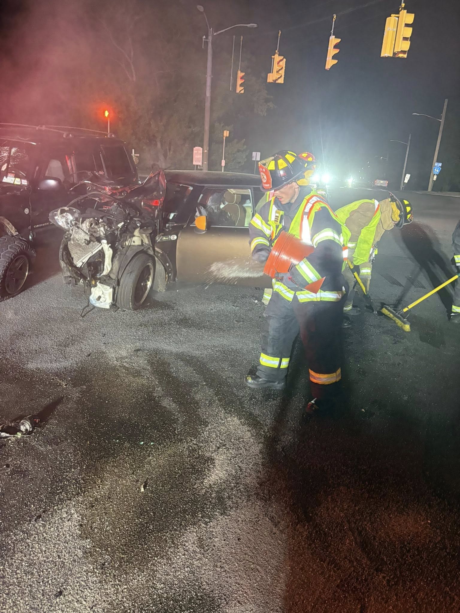 shirley car crash