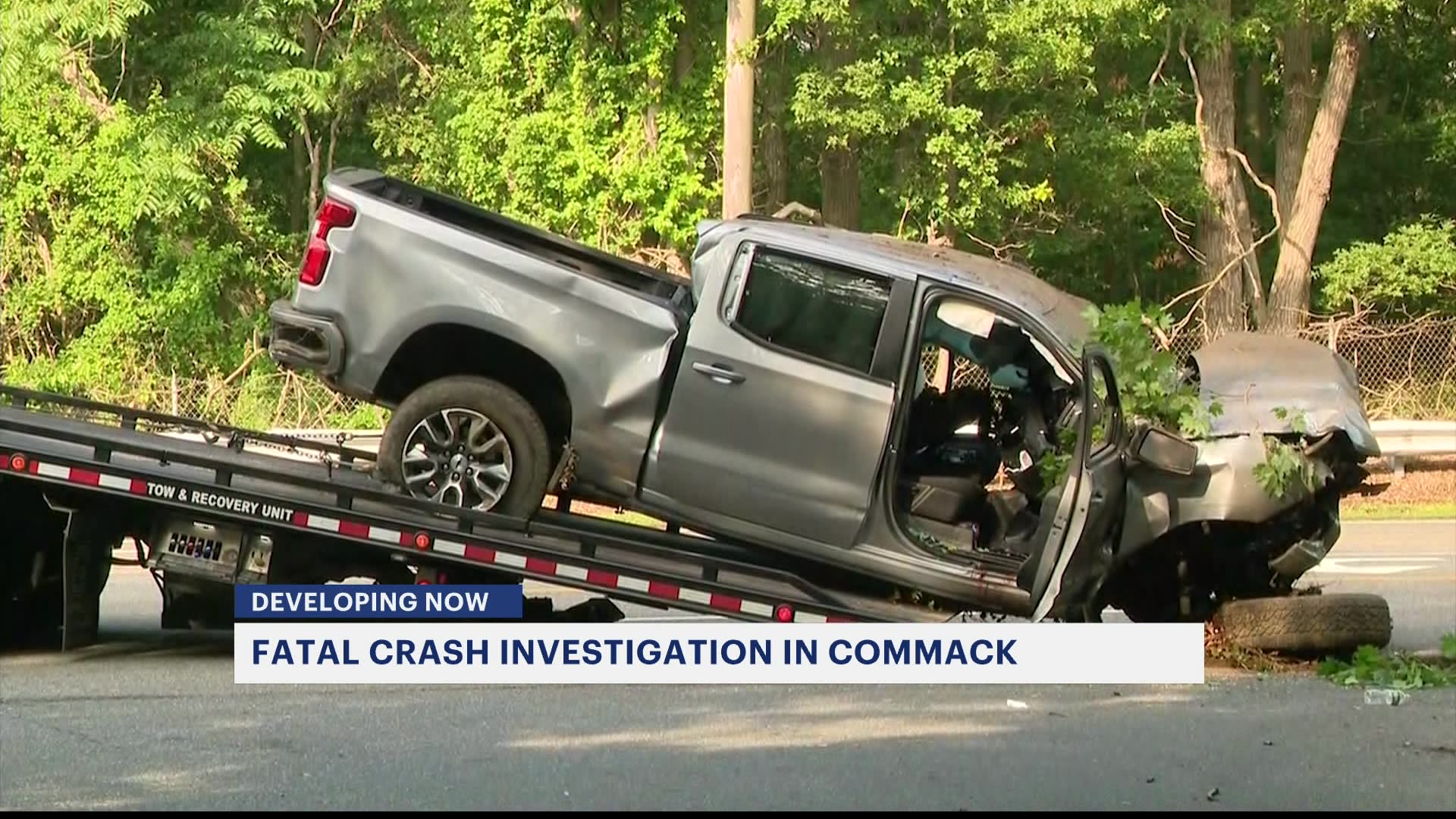 Police person killed in commack crash near vanderbilt parkway