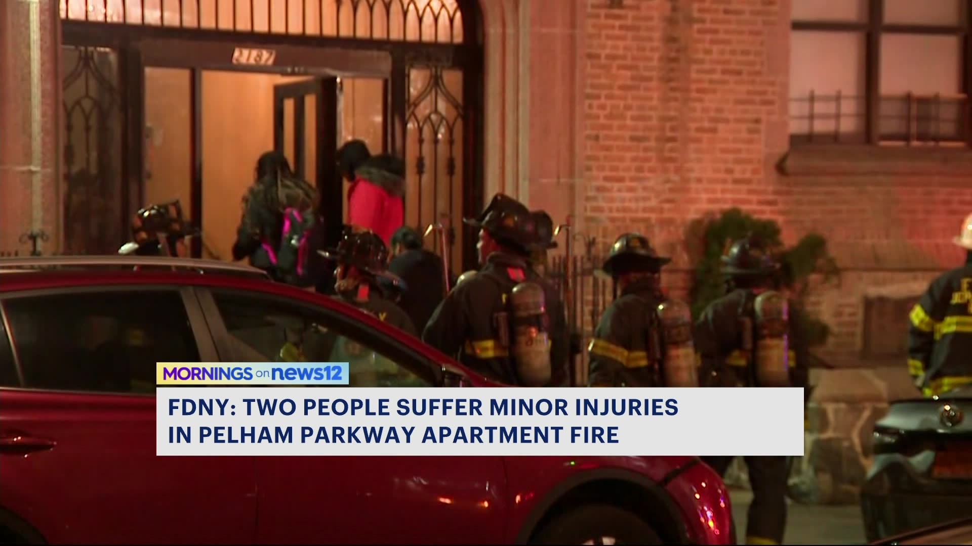 FDNY Pelham Parkway fire injured 1 civilian, 1 firefighter