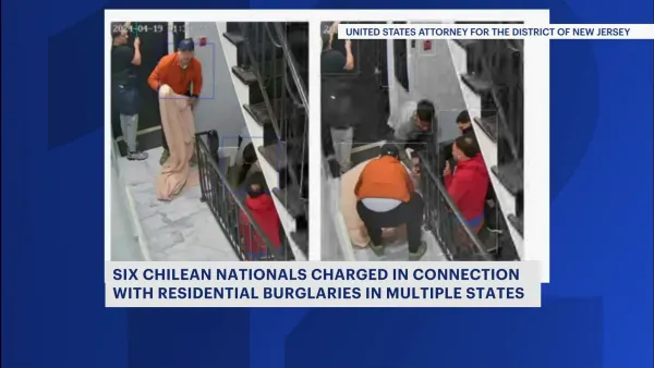 FBI: 6 Chilean nationals charged in connection to tri-state area burglaries