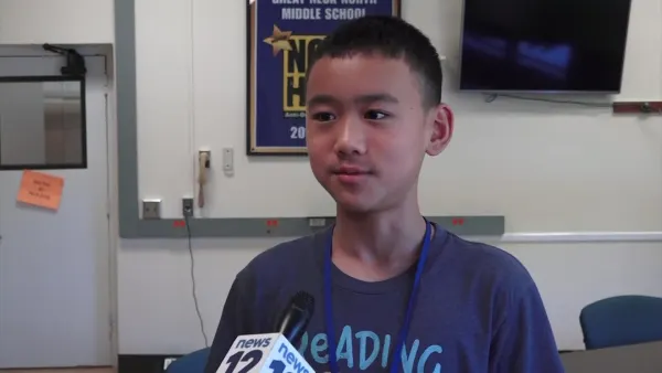 Great Neck student receives warm welcome after quarterfinal finish at national spelling bee