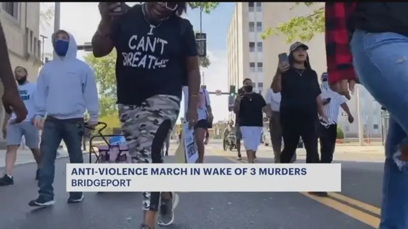 Story image: March held against recent string of shootings in Bridgeport