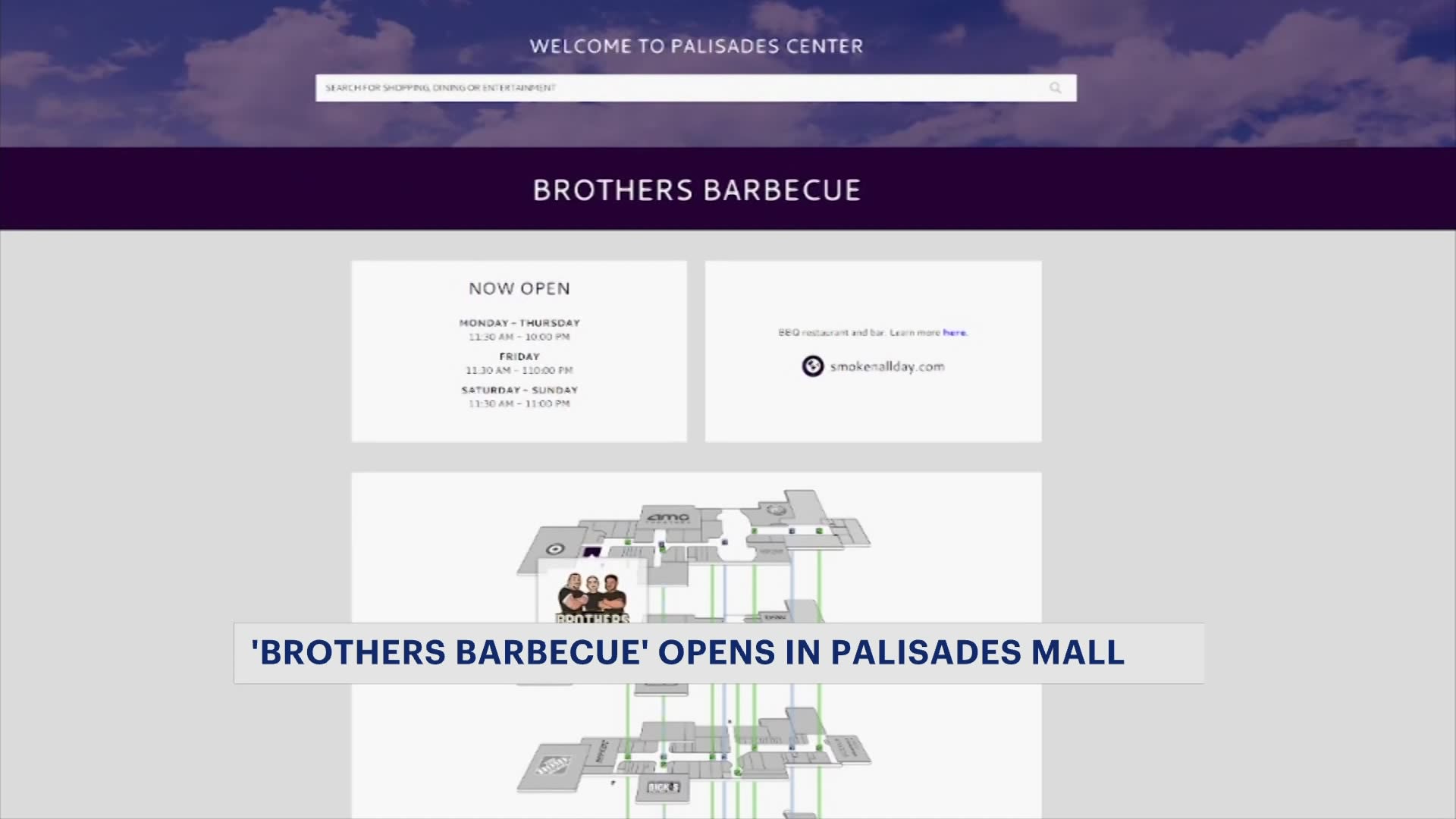 New southern barbecue joint opens at Palisades Center Mall