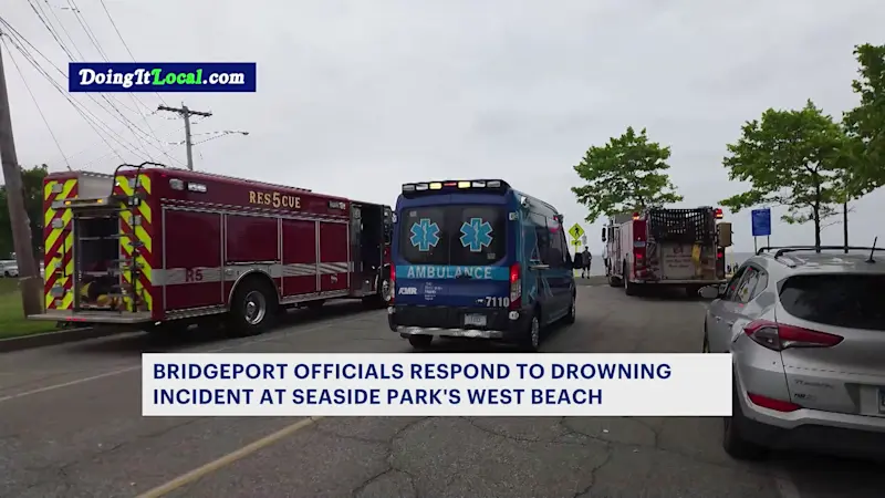 Story image: Officials: Man rescued from water at West Beach in Bridgeport