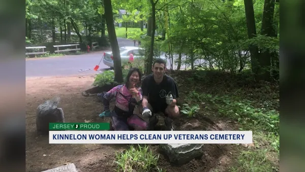 Jersey Proud: Kinnelon woman cleans up cemetery ahead of Memorial Day