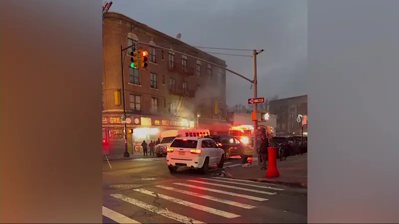 Story image: FDNY: New Year's fire destroys Flatbush business and leaves residents displaced