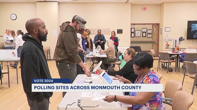 Story image: Vote 2024: Voters turning out early in Freehold 