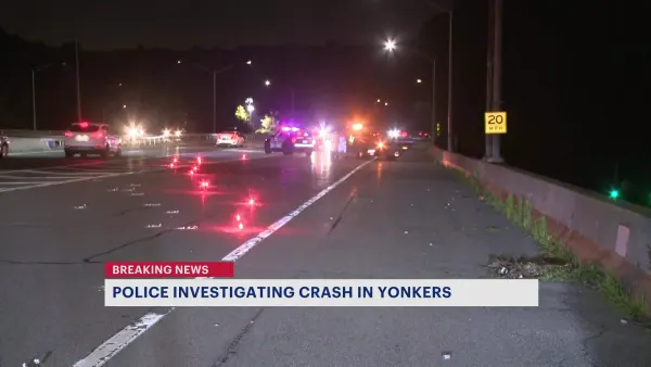 Police: Yonkers crash causes closure of Exit 3 ramp on Cross County Parkway