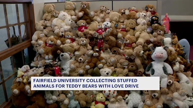 Story image: Fairfield University seeking donations for annual Teddy Bears with Love Drive 