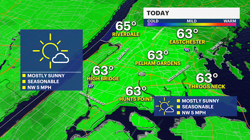 Story image: Beautiful fall weekend with sunshine and comfortable afternoons in The Bronx