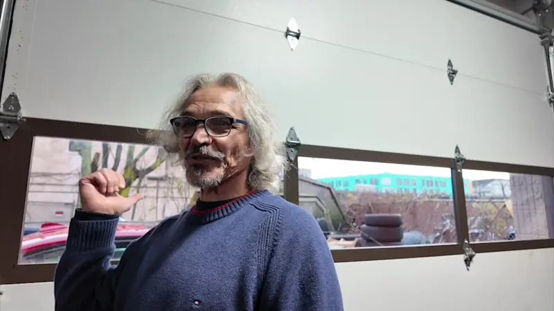 Story image: Hicksville auto shop reopens after devastating fire; owner says community kept him going