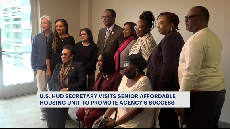 Story image: HUD Secretary Fudge visits seniors at Flatbush affordable housing complex