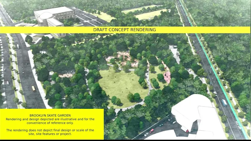 Story image: $24.8M Brooklyn Skate Garden sparks environmental concerns from critics