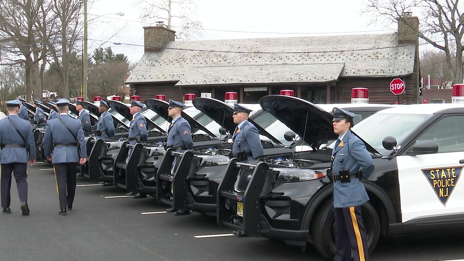 New Jersey State Police unveil 10 'retro' police cruisers to