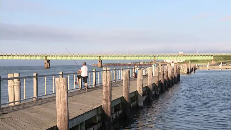 Story image: Surf, swim and play golf at Robert Moses State Park