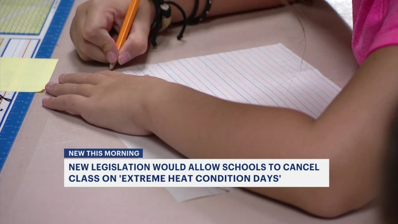 Story image: New York state legislation could allow schools to cancel class on 'extreme heat’ days