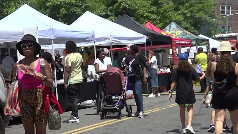 Story image: Juneteenth food festival draws hundreds to Weeksville