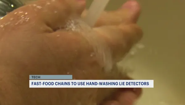 Fast food chains using hand washing lie detectors to check for clean hands