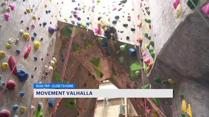 Story image: Road Trip Close To Home: Indoor rock climbing gym in Valhalla offers classes for all ages
