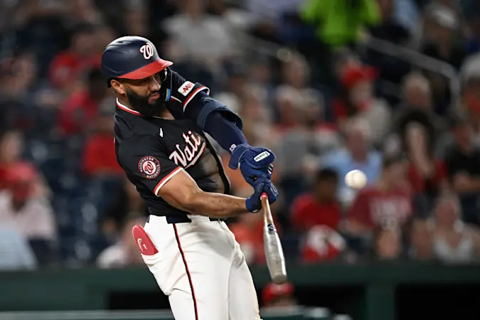 Story image: Yankees acquire infielder Amed Rosario in trade with Nationals