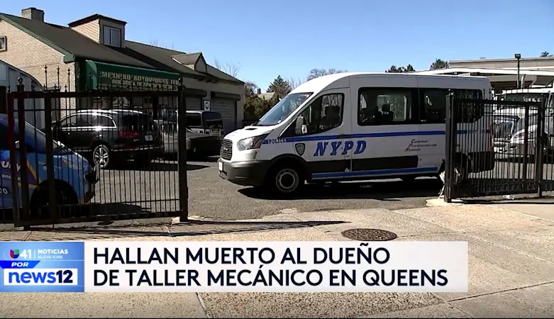 Story image: Univision 41 News Brief: Hallan muerto al dueño de un taller mecánico en Queens