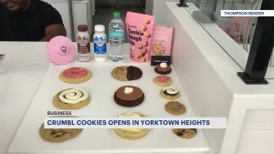 Ribbon-cutting ceremony held for new 'Crumbl Cookies' Yorktown Heights location