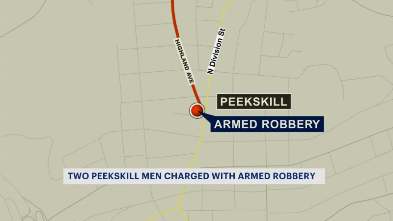 Story image: Two Peekskill men charged with armed robbery