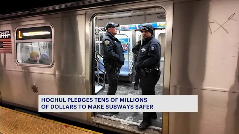 Story image: 2026 New York state budget to focus millions on subway safety
